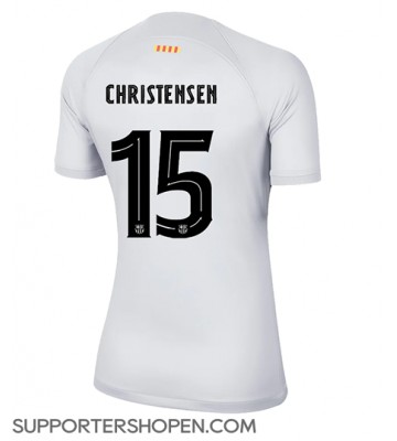 Barcelona Andreas Christensen #15 Tredje Matchtröja Dam 2022-23 Kortärmad